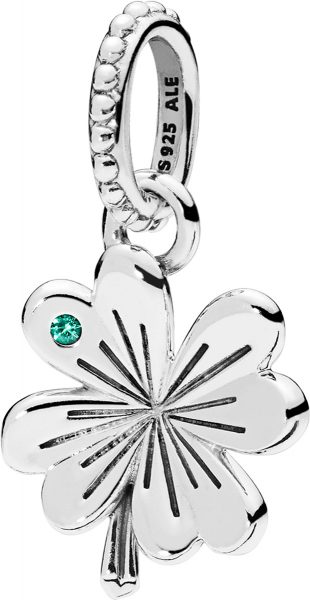 PANDORA SALE Anhänger 397965NAG Lucky Four Leaf Clover Kleeblatt