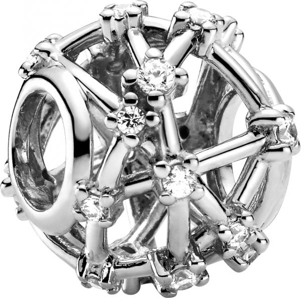 Pandora Charm 799240C01 Openwork Star Constellations Silber 925 clear cubic zirconia