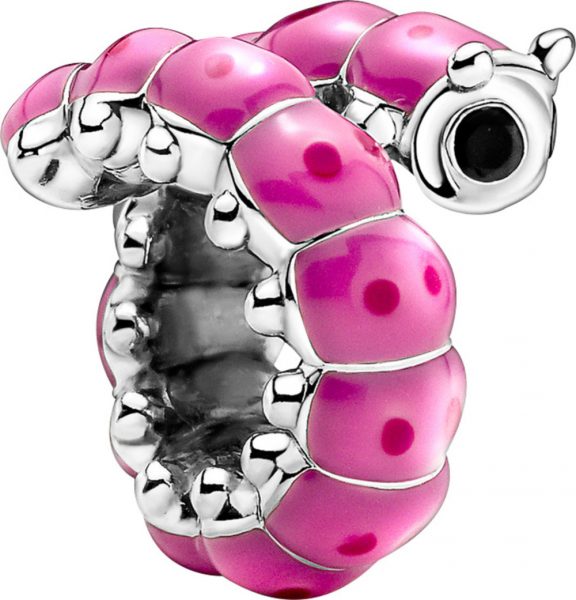 Pandora Charm 790762C01 Cute Curled Caterpillar Sterling Silber 925 Moments Collection
